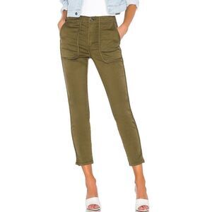 Joie Olive Cropped Ankle Pants